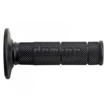Domino Offroad sort gummi greb diameter 22 mm. L.123MM lukket