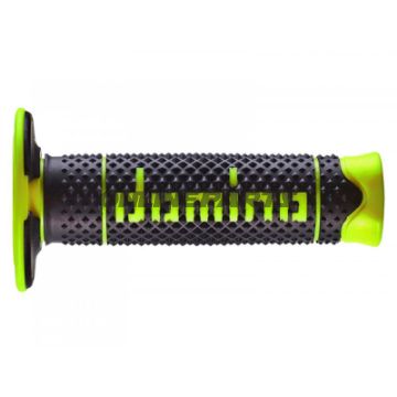 Griffgummi A260 hvid / sort Domino Diameter 22 mm Længde 120 mm lukket.