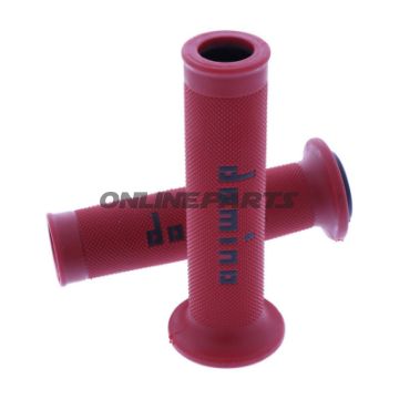 Griffgummi A010 rød/sort Domino Diameter 22 mm. Længde 125 mm åben