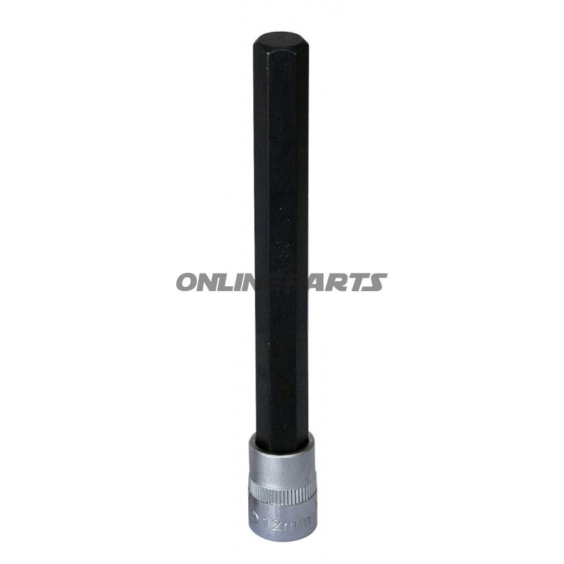 Indvendig sekskant-stiknøgle 3/8 12 mm JMP Længde 133MM