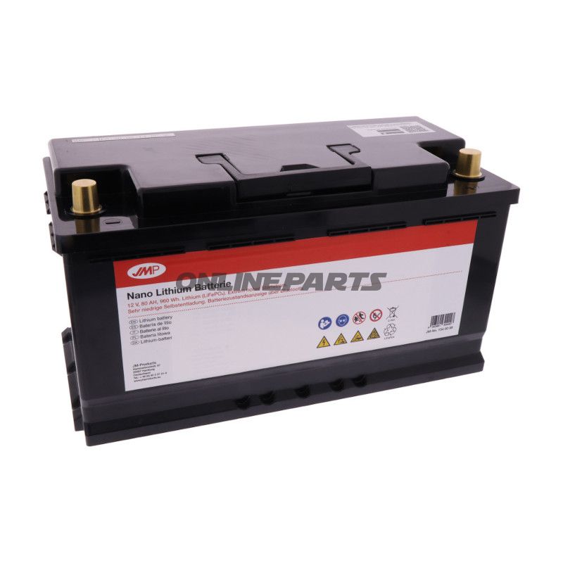 Versorgungsbatterie 12V 80AH JMP Lithium-Ionen  mit Bluetooth