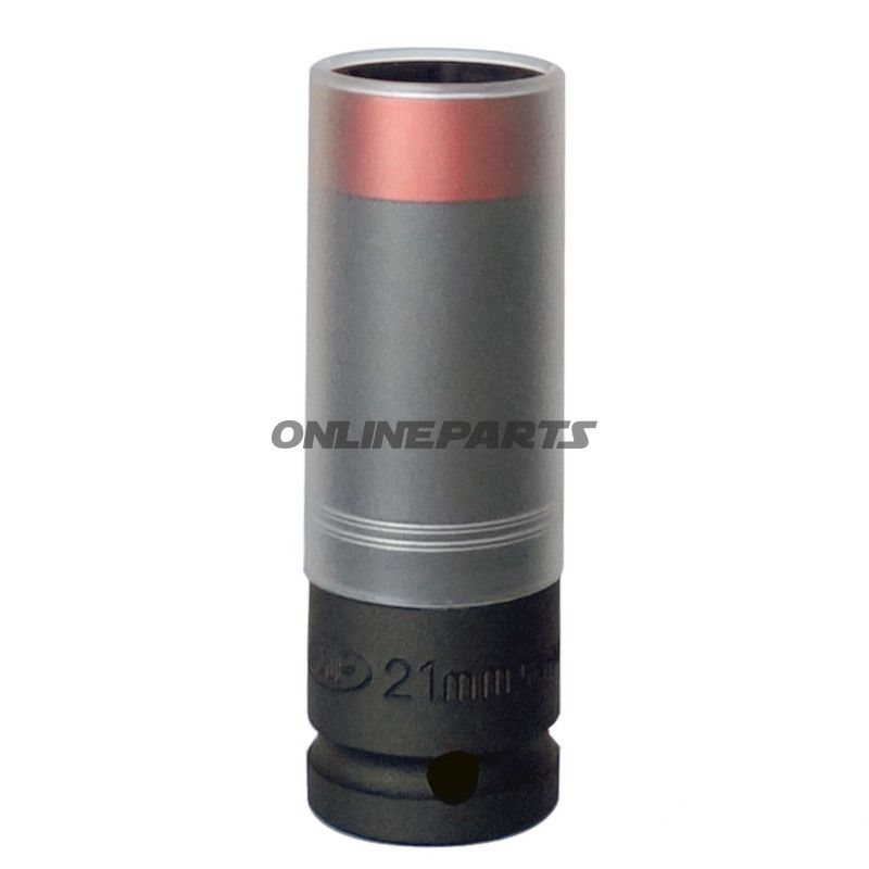 Kraft-Stecknøgle 1/2 tommer 21 mm JMP stålring hus