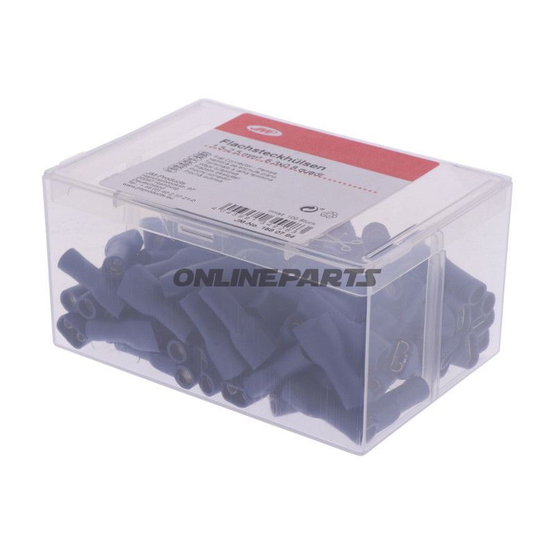 Flad stikforbindelse 1,5-2,5 6,3 mm JMP Pakke 100 stk Alternativ: 1580812