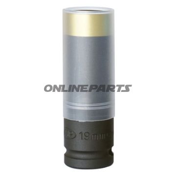 Kraft-Stecknøgle 1/2 tomme 19MM JMP stålring skal