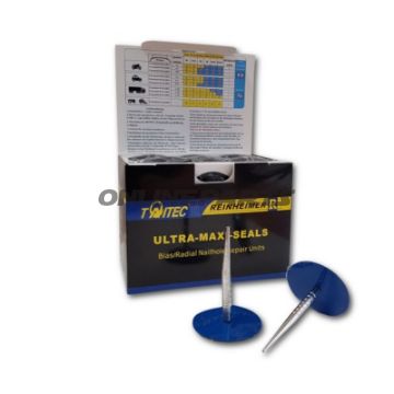Reifenreparaturstiftsæt 4,5 mm metalhylster Indhold 24 stk.