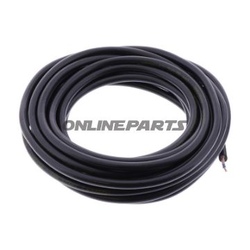 Kabel H03VV-for 2X0.75 sort pakke 5 meter alternativ: 1570310