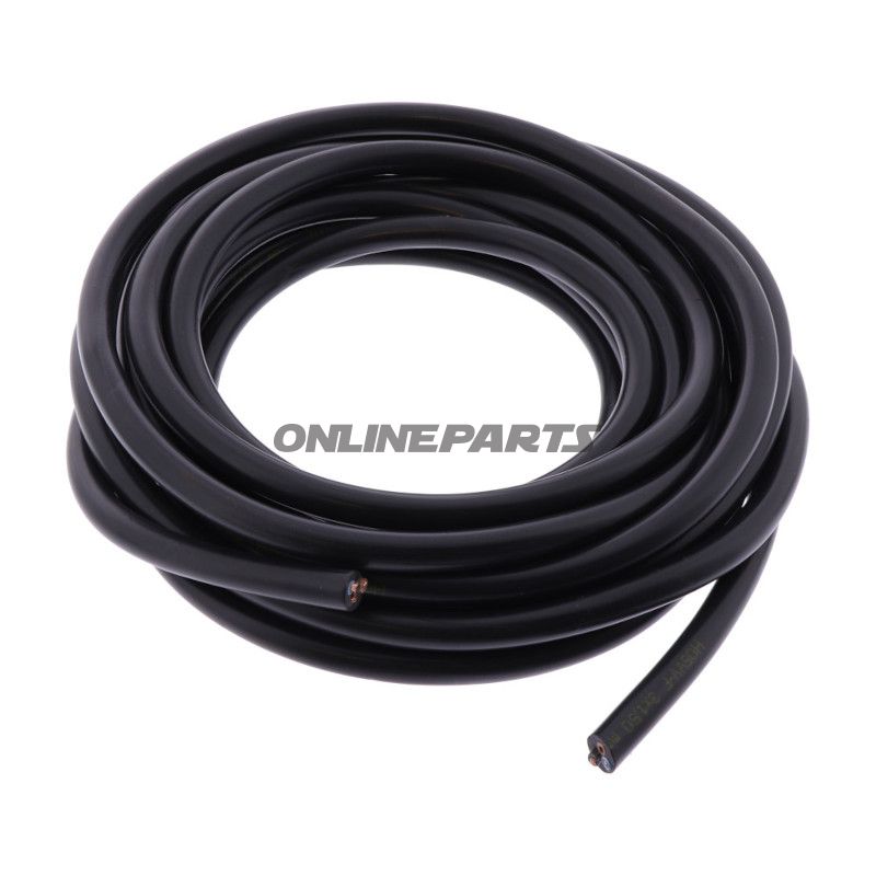 Kabel H05VV-3x1,5 sort pakke 5 meter alternativ: 1570317