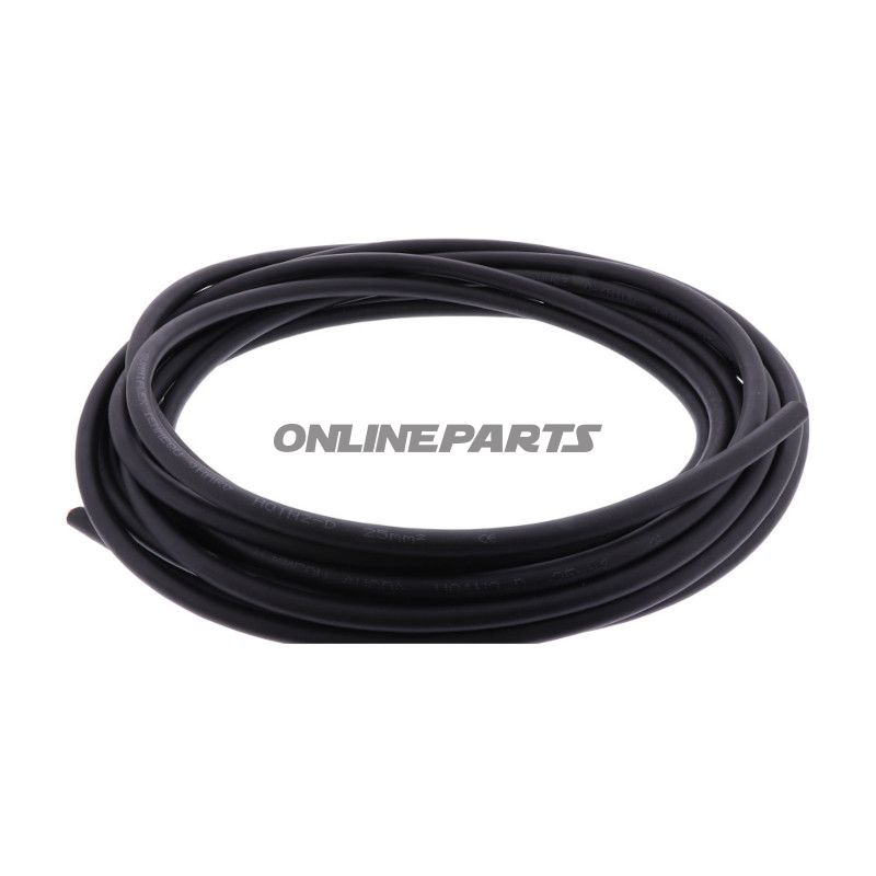 Kabel H01N2-D 25.0 sort Pakke 10 Meter Alternativ: 1570292