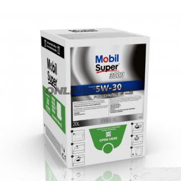 Motorolie 5W30SUP3000D1 20 liter med integreret afløbshane BAG IN BOX