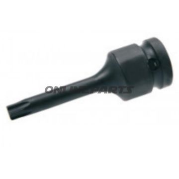 KRAFTINDsats 1/2 tomme Torx T27 Længde 75 mm