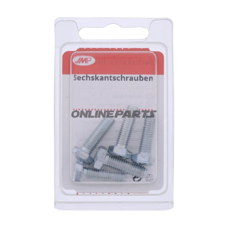 Zinkbelagt skrue 8,8 M6 x 20 pakke 5 stk Alternativ: 4868246
