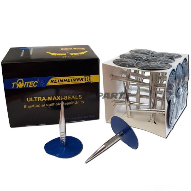 Sæt af dækreparationspinde 6 mm metalhylster Indhold 24 stk.