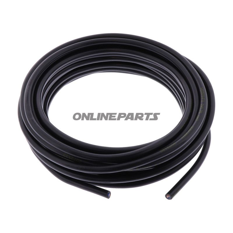 Kabel H03VV-til 2X0.75 sort Pakke 10 Meter Alternativ: 1570337