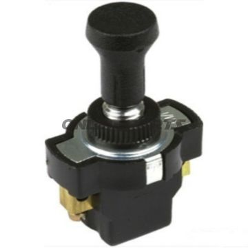 Træk kontakt sort 15mm