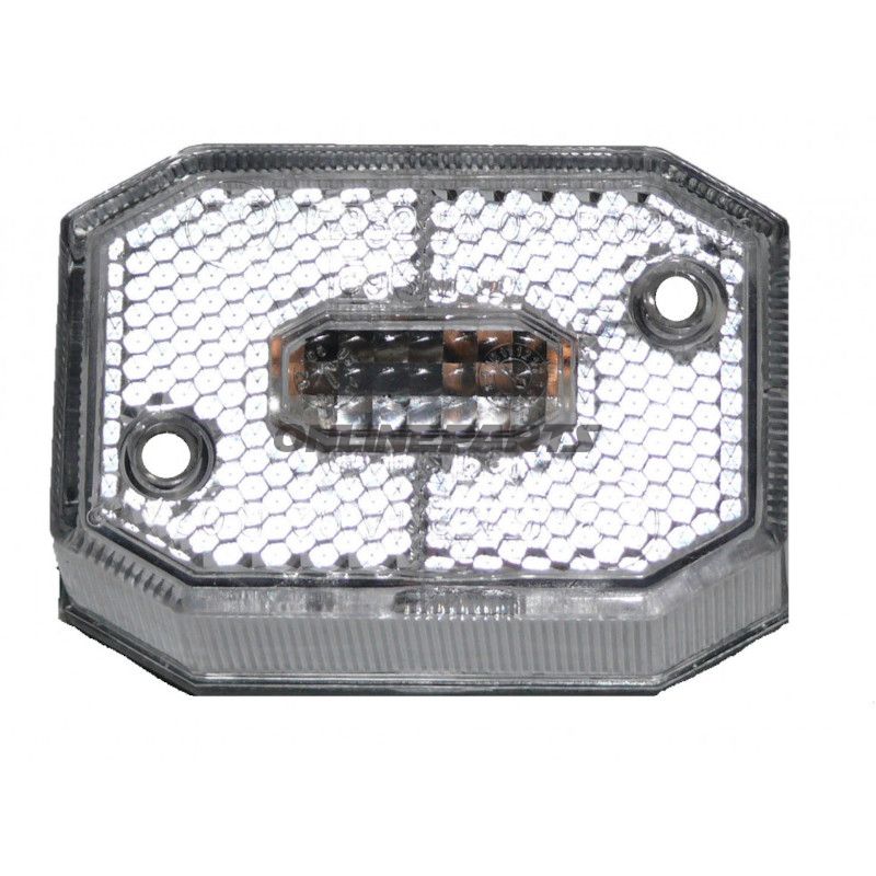 Positionslampe til trailer hvidt glas til 1020156/1020030