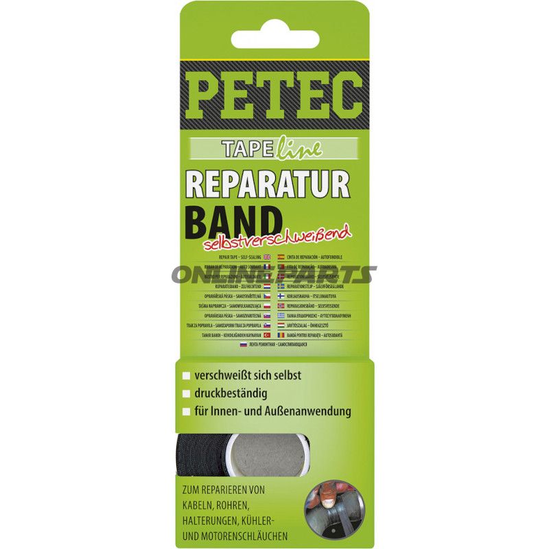 Powerband 5 meter x 19 mm x 0.5 mm sort Petec Alternativ: 5579439