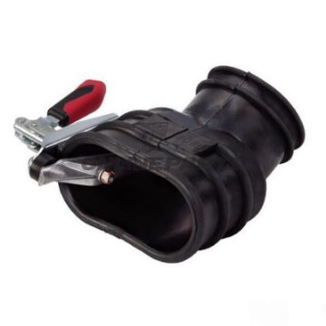 Udstødningsstuds Type 3191 NW 125 Oval 70 - 150 mm