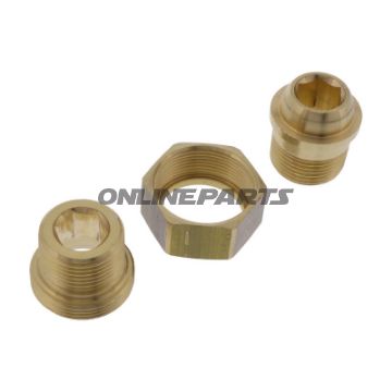 Doppelnippel LOESBAR R3/4 A/A Messing