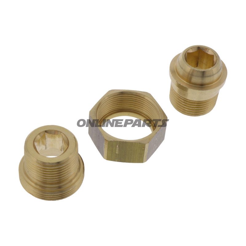 Doppelnippel LOESBAR R3/4 A/A Messing