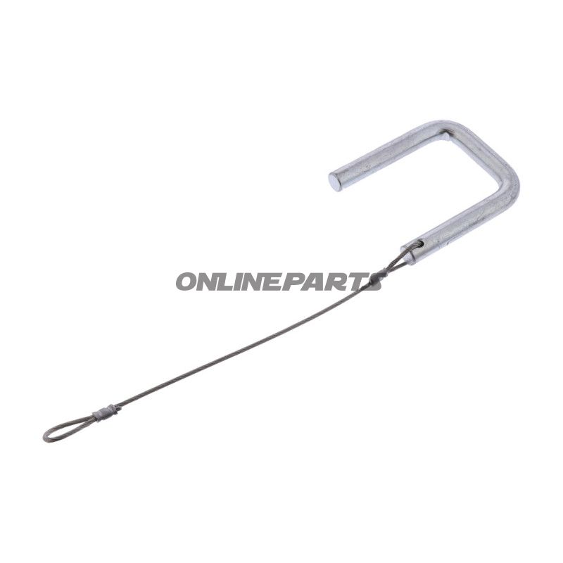 Arretérstift og-form med trådseil skydeskive