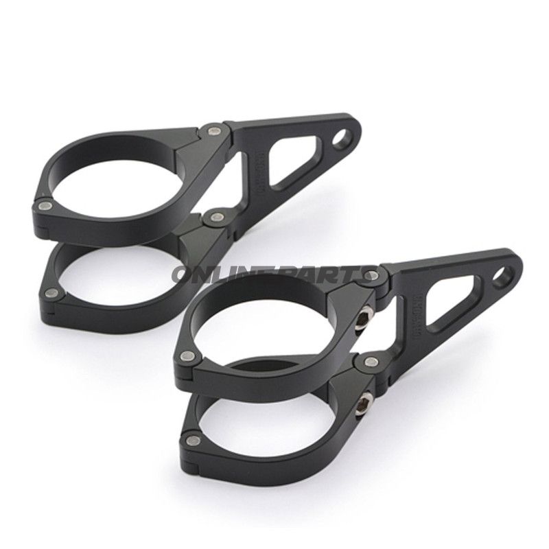 Lampenhalter Daytona 49 mm kurz Alu schwarz