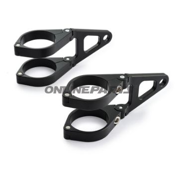 Lampenhalter Daytona 41 mm kurz Alu schwarz