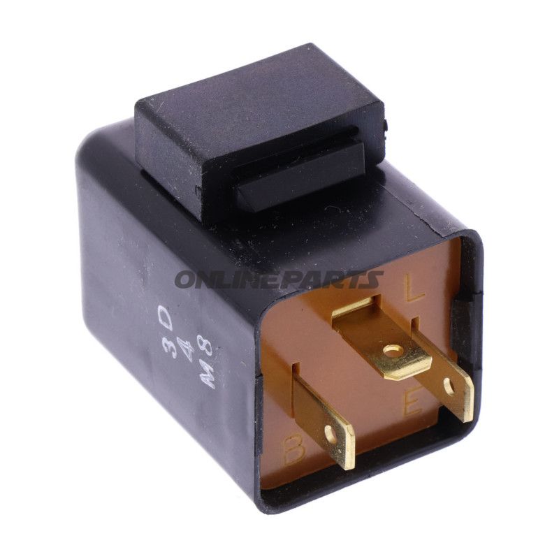 Blinkrelæ elektrisk Original reservedel 12,8V 3 poler