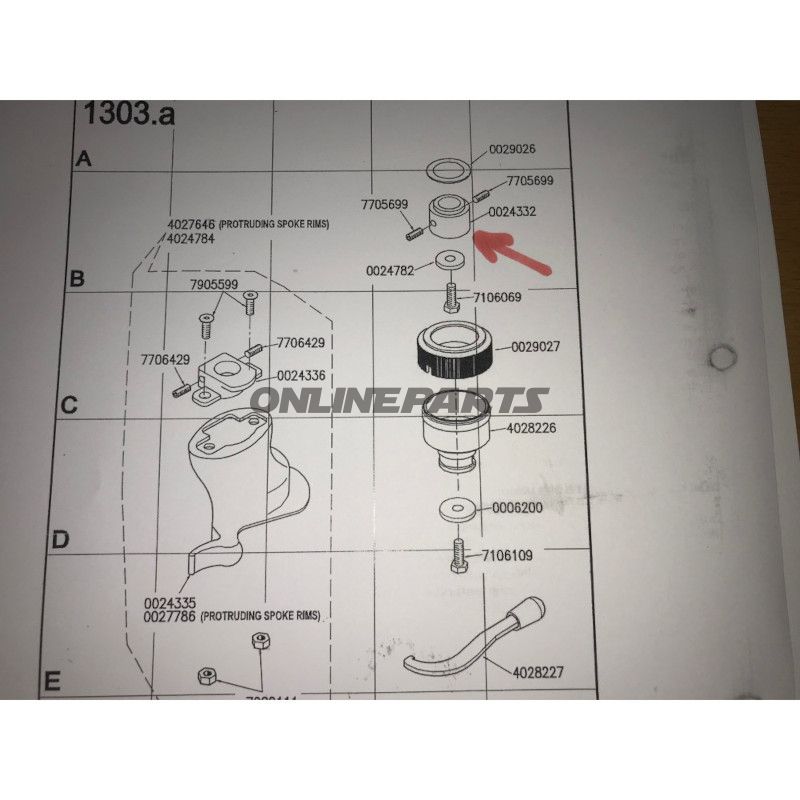Buchse hurtigskifter Monty montagehoved 0024332