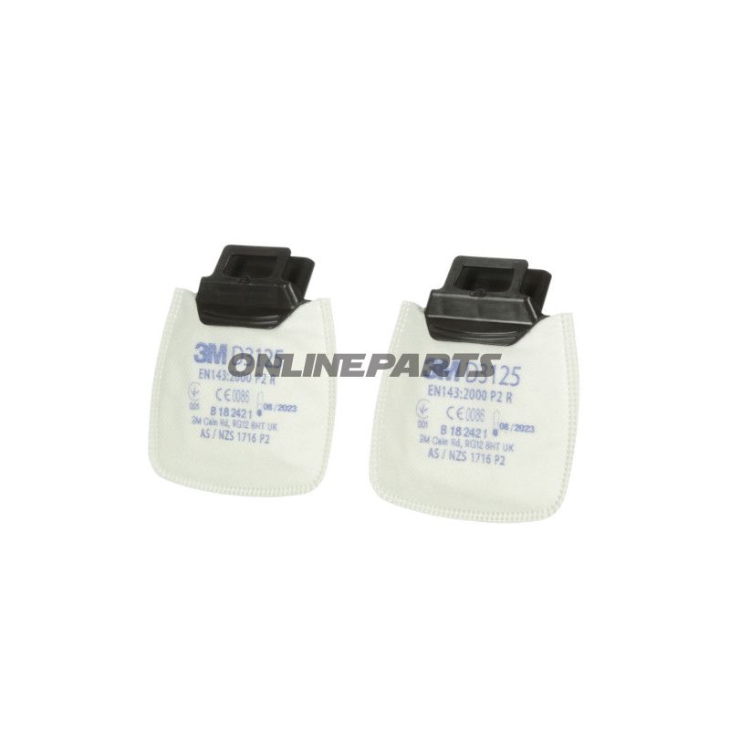 Partikelfilter P2R 3M Indhold 2 stykker