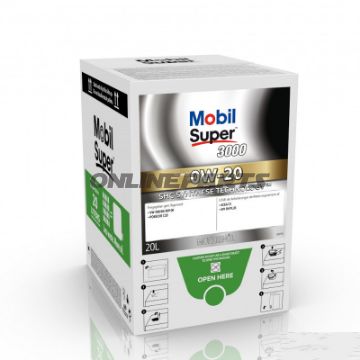 Motorolie 0W20 20 liter SUP3000 til-V BAG IN BOX