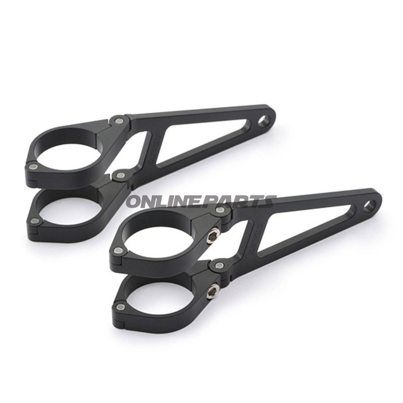 Lampeholder Daytona 39MM lang Aluminium sort