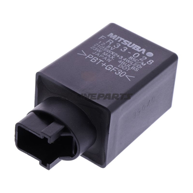 Blinkrelæ elektrisk Original reservedel 12,8V 4 poler LED