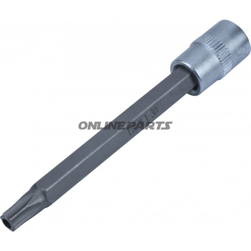 Einsatz 1/4 85MM Torx T30 mit Bohrung