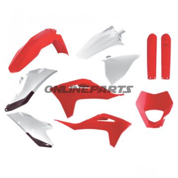 Verkleidungs-Kit Polisport 716.28.12 Komplettkit rot/weiß/schwarz für Gas Gas EC 250 F EC 350 F 2021-2023