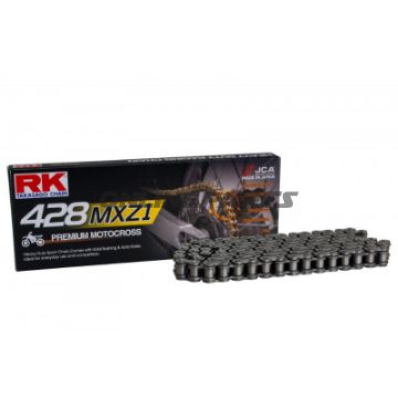 RK Standardkæde 428MXZ1/136 Kæde åben med Clipslås