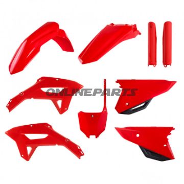 Komplettkit Polisport 716.28.52 rot/schwarz Komplettsatz für Motorradverkleidung 5604415123085