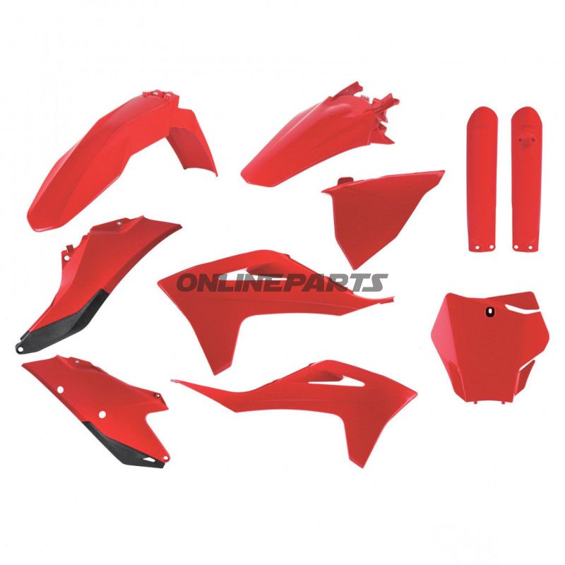 Komplet sæt rød/sort