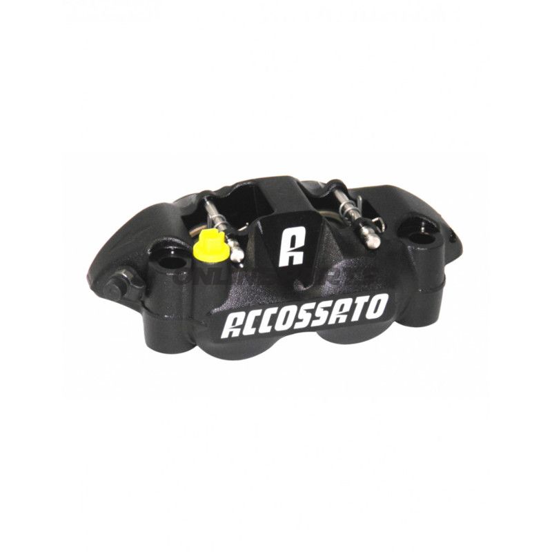 Bremssattel venstre sort 108 mm Accossato Bremsklotz Sinter