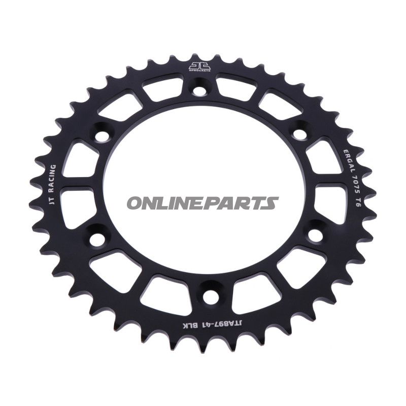 Alu-Kettenrad 41Z Teilung 520 schwarz JT Innendurchmesser 125 Lochkreis 150