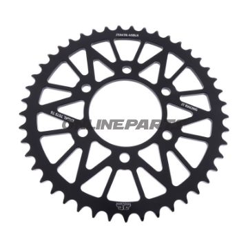 Bagtandhjul Aluminium 45 tænder 520 sort JT indre diameter 080 hulmønster 104