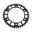Bagtandhjul Aluminium 43 tænder 520 sort JT indre diameter 134 hulcirkkel 160
