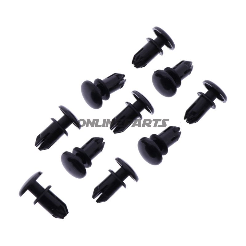 Kunststofspresenøtter sort Tourmax Indhold 10 stykker