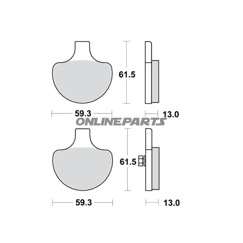 Bremsklotz PC TRW Alternative: 7377024