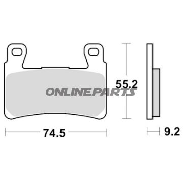 Bremsklotz PC TRW Alternative: 7329741
