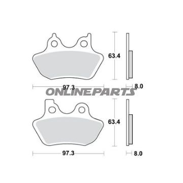 Bremsklotz PC TRW Alternative: 7320971