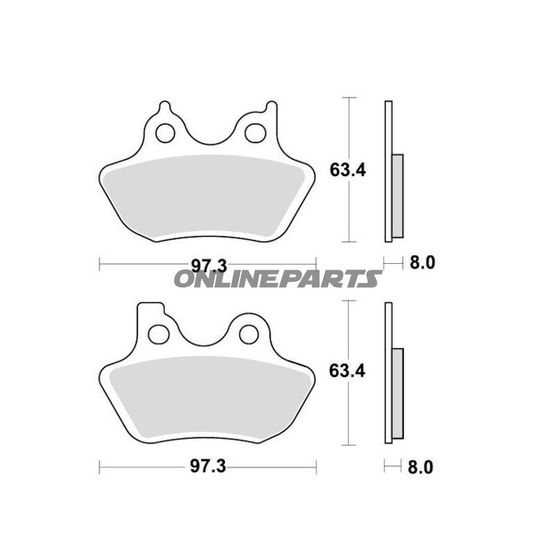Bremsklotz PC TRW Alternative: 7320971