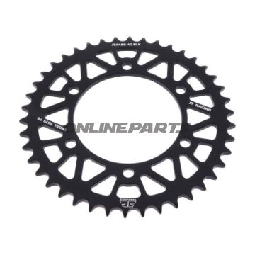 Alu-Kettenrad 42Z Teilung 520 schwarz JT Innendurchmesser 110 Lochkreis 130