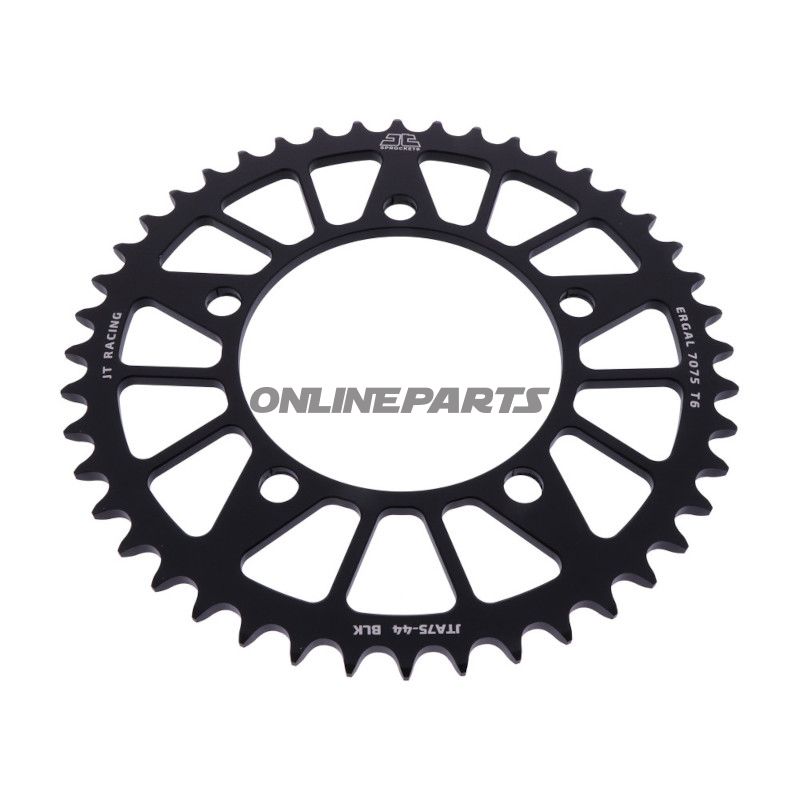 Alu-Kettenrad 44Z Teilung 520 schwarz JT Innendurchmesser 110 Lochkreis 130.8