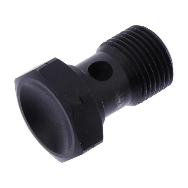 Hul skrue simpel M12X1.00 rustfrit stål sort