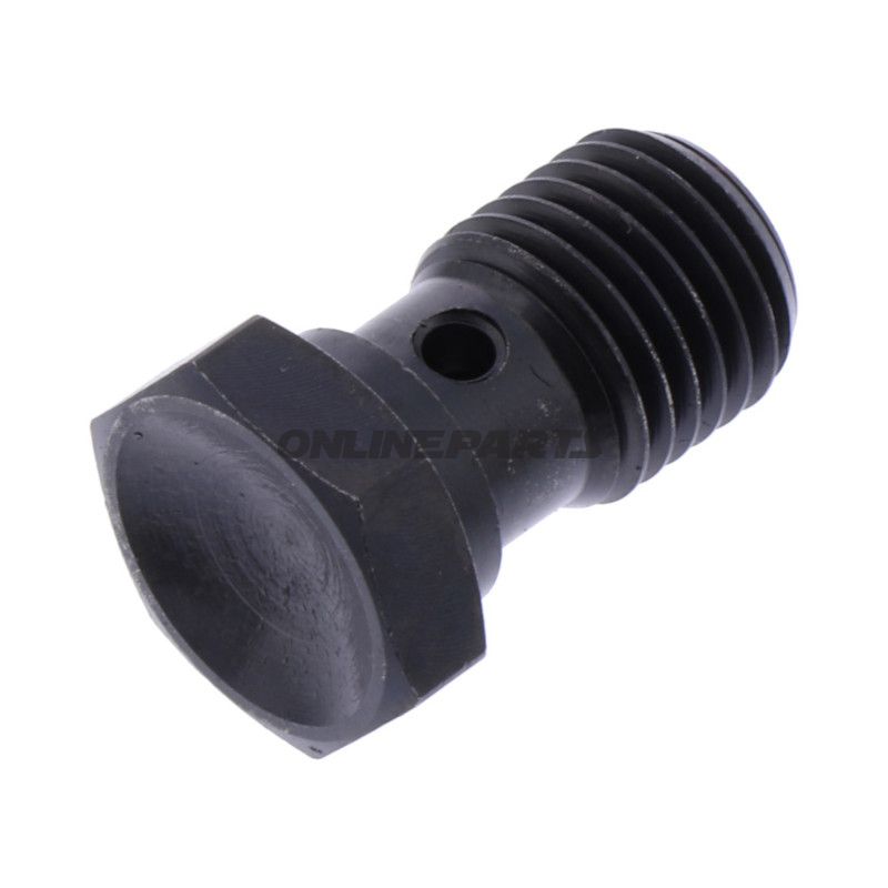 Hulskrue simpel 7/16-20 rustfrit stål sort